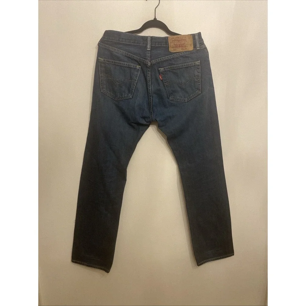 Levis 501 Jeans Mens Blue Denim Buttonfly W31‎ L32